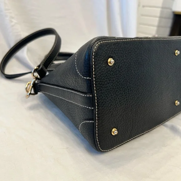 Dooney & Bourke Pebbled Leather Domed Satchel - Picture 14 of 14